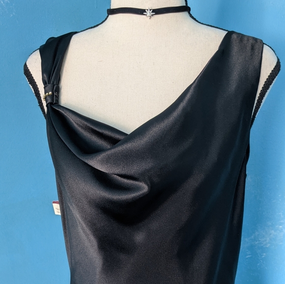 Vintage look Liz Claiborne black party dress - Picture 3 of 11